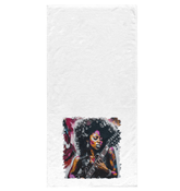 Rocking Out, Feminine Style Bath Towel - Beyond T-shirts
